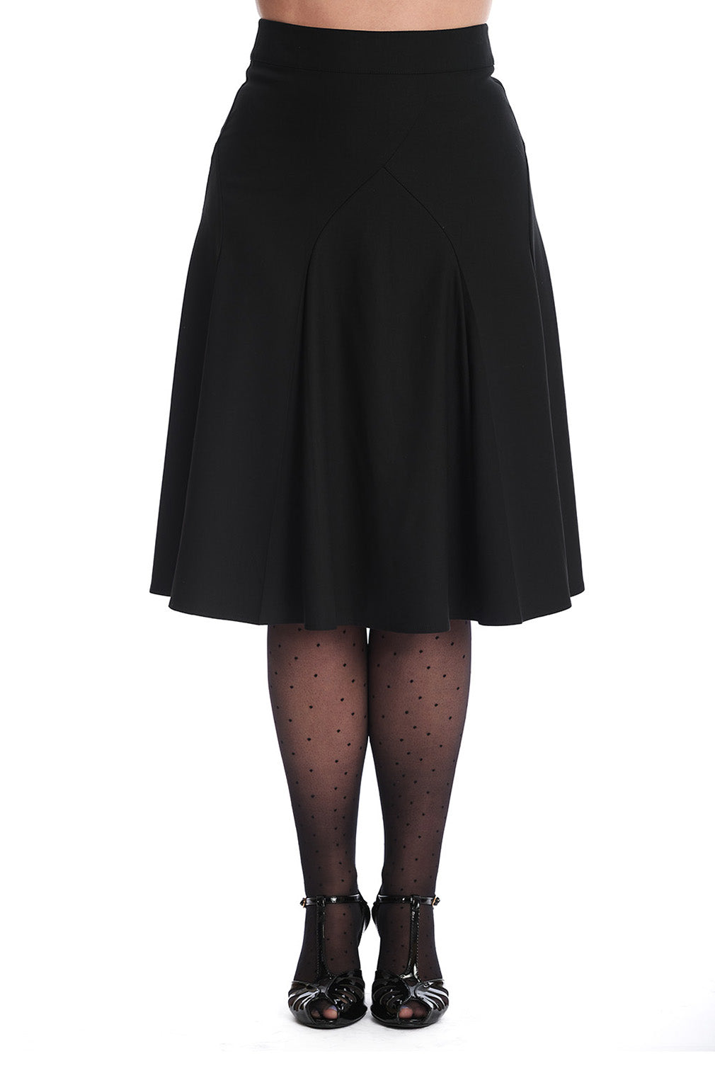 Banned Retro Bahnenrock Carol Classic Schwarz