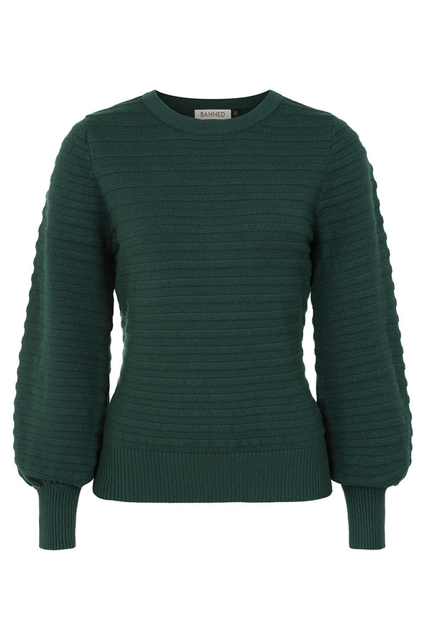 Banned Retro Pullover Carla July Grün
