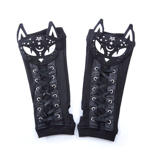 Poizen Industries Stulpen Dark Kitty Armwarmers