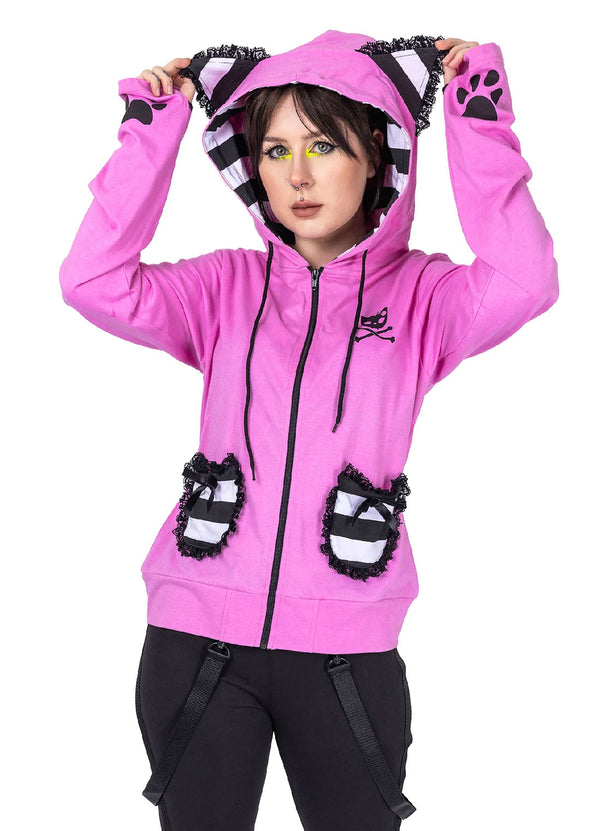Bye Bye Kitty Kapuzenjacke BBK Frill Hood