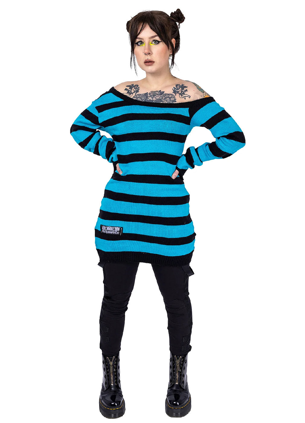 Poizen Industries Strickpullover Camden Blau