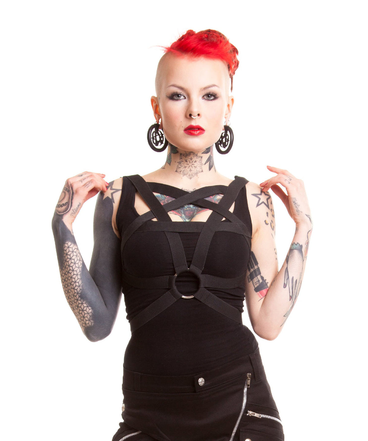 Heartless Geschirr Pentagram Harness
