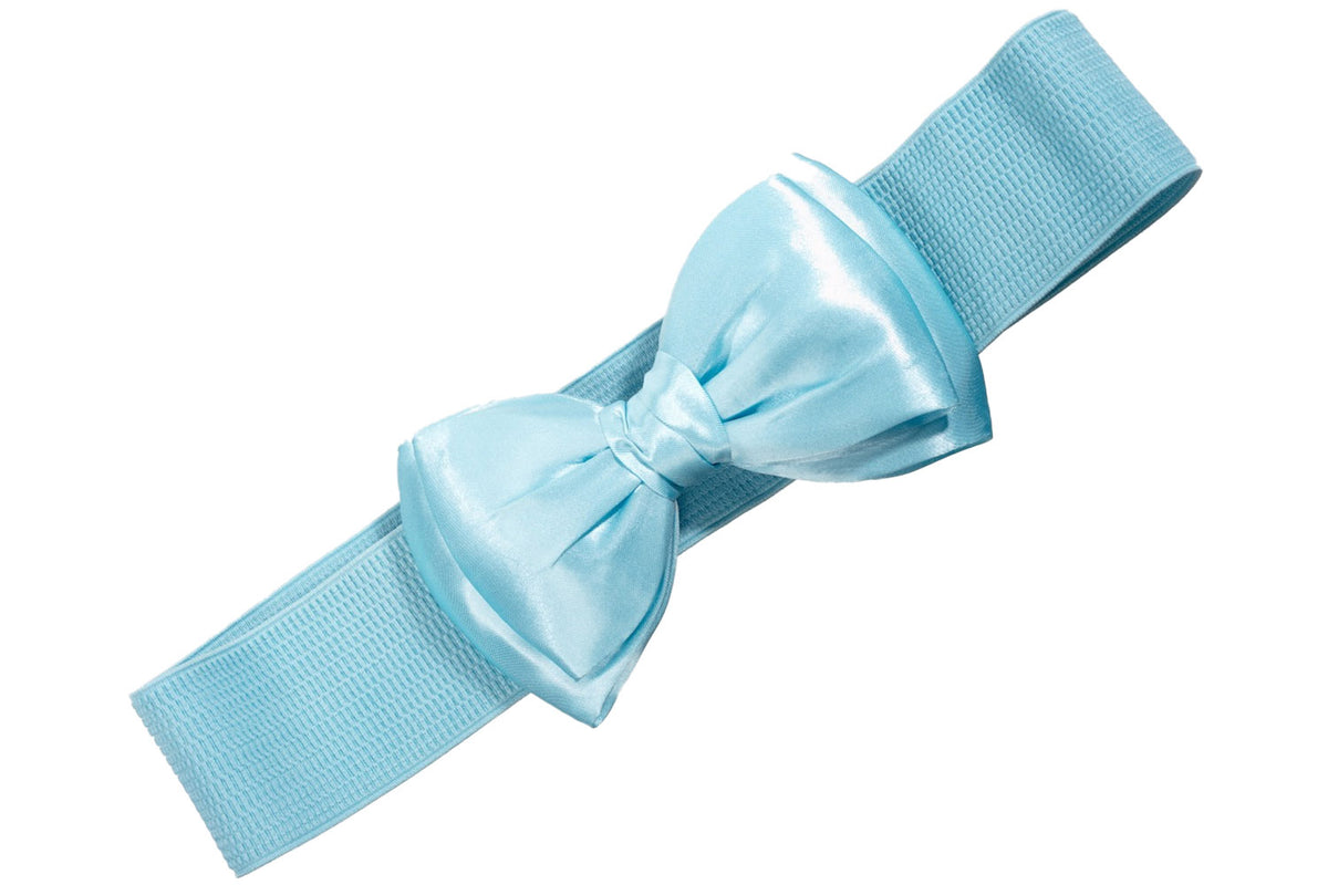 Banned Retro Gürtel Bella Schleife Baby Blau
