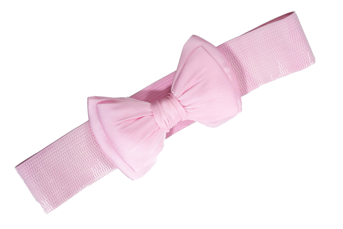 Banned Retro Gürtel Bella Schleife Rosa