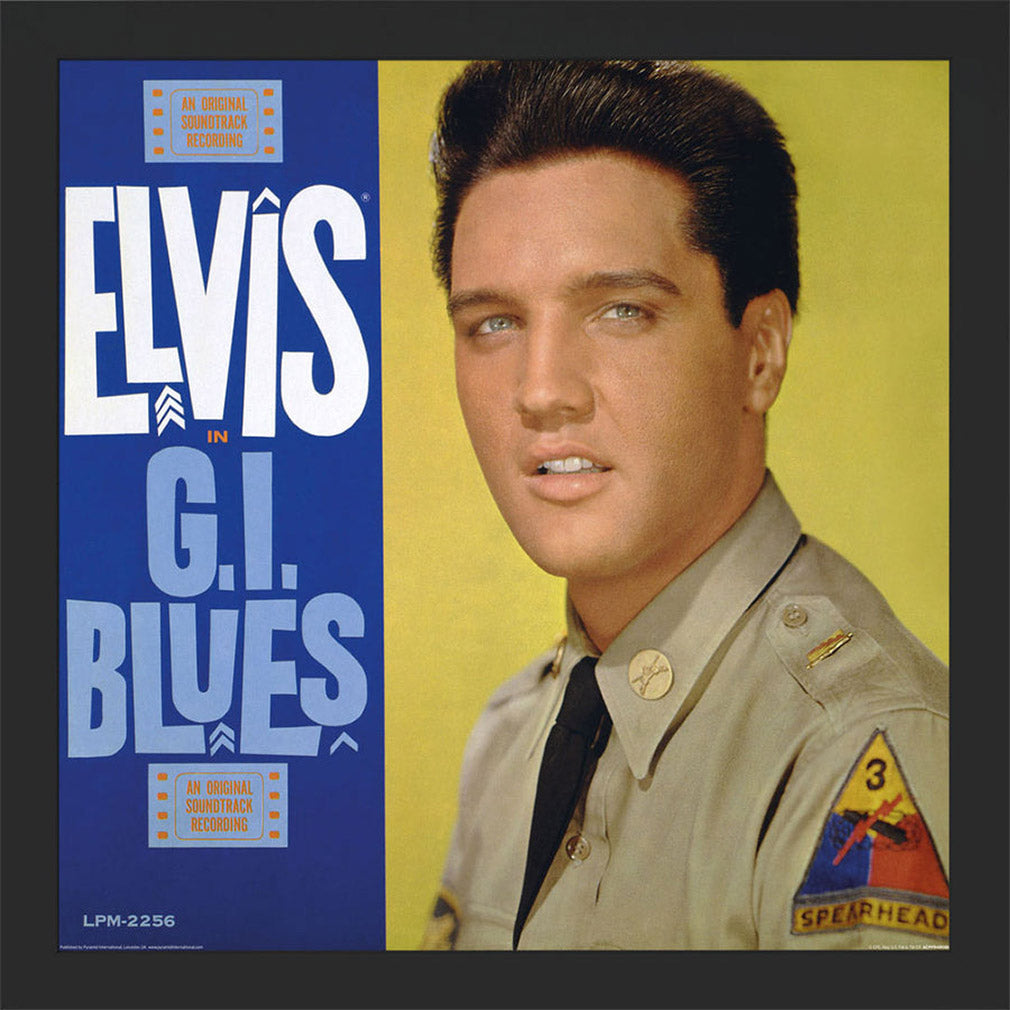 Elvis Presley Gerahmtes Bild G.I. Blues