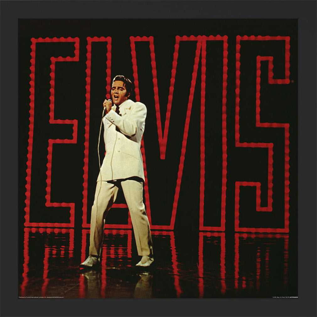 Elvis Presley Gerahmtes Bild Live