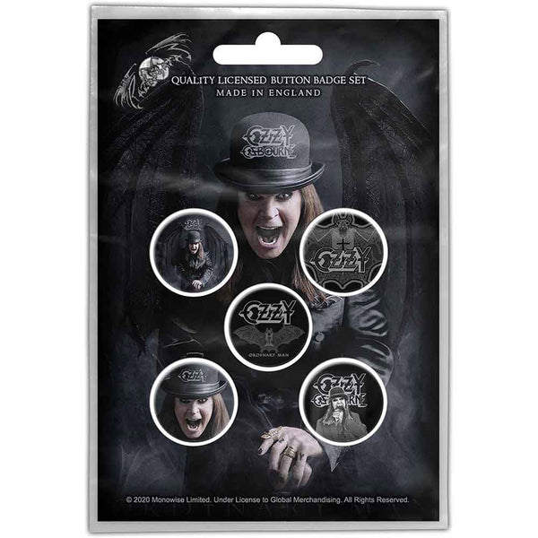 Ozzy Osbourne Anstecker Ordinary Man Button Pack