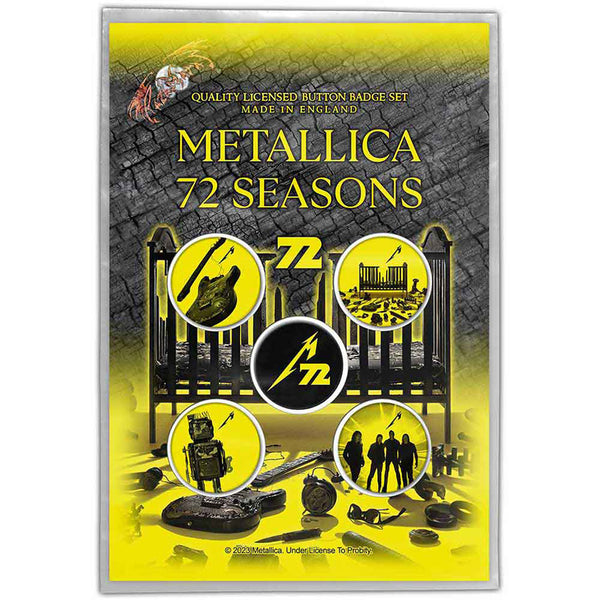 Metallica Anstecker 72 Seasons Button Pack