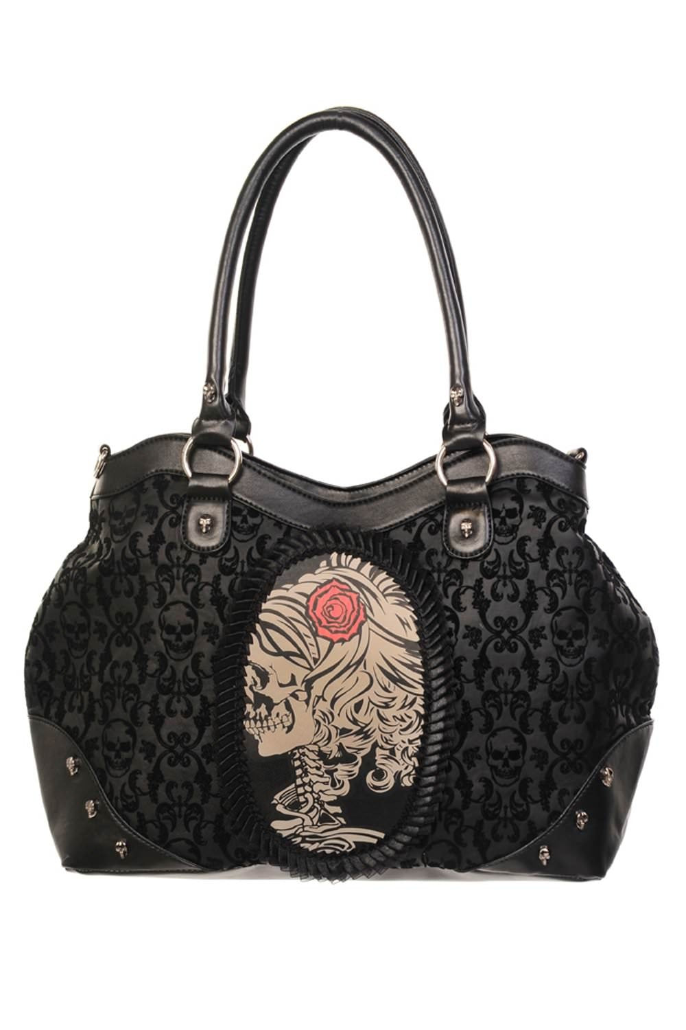 Banned Alternative Schultertasche Necromancer Cameo