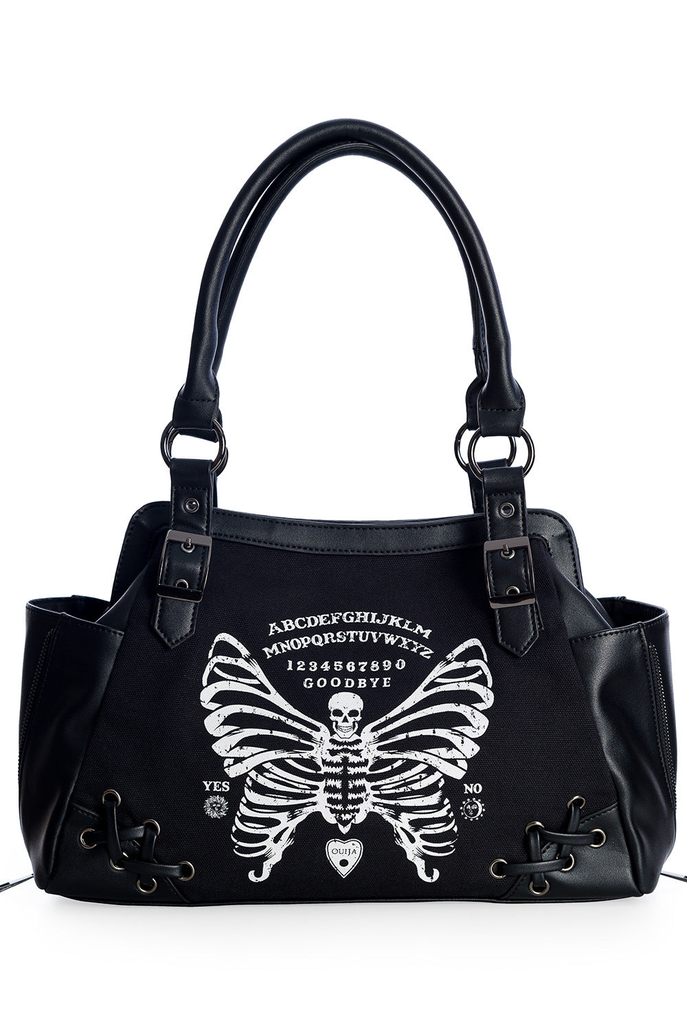 Banned Alternative Handtasche Skeleton Butterfly