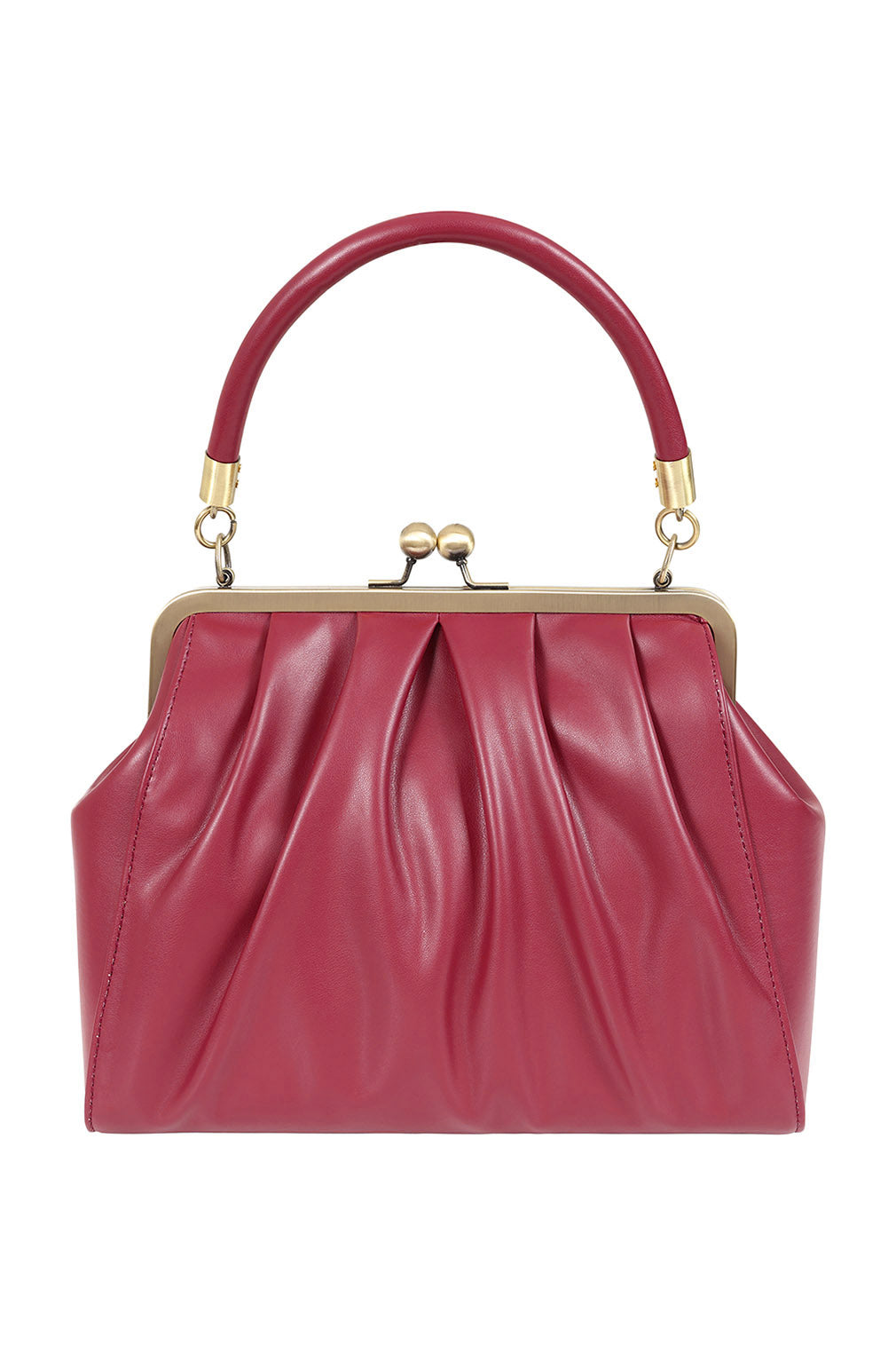 Banned Retro Handtasche Scarlett Frame Burgunder