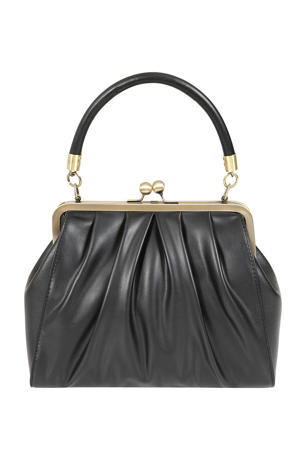 Banned Retro Handtasche Scarlett Frame Schwarz