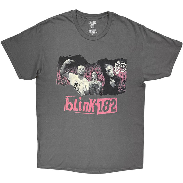 Blink-182 T-Shirt Logo Band Charcoal