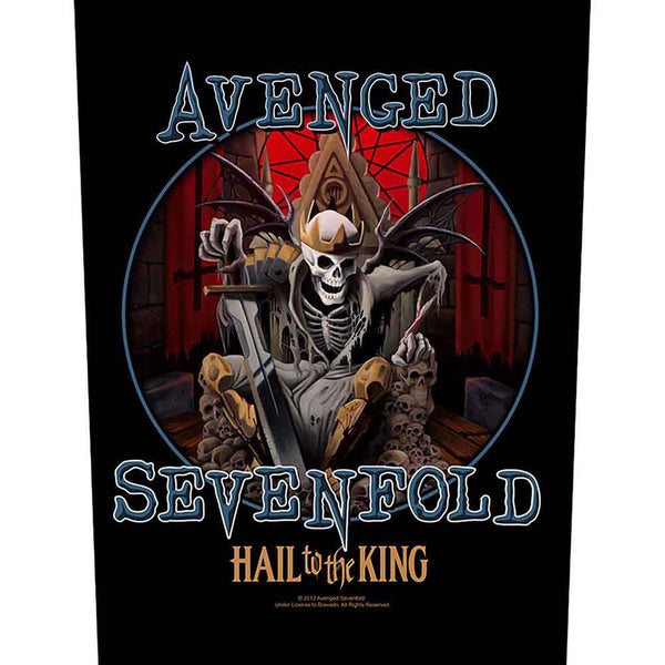 Avenged Sevenfold Rücken Aufnäher Hail To The King Sew-On Back Patch