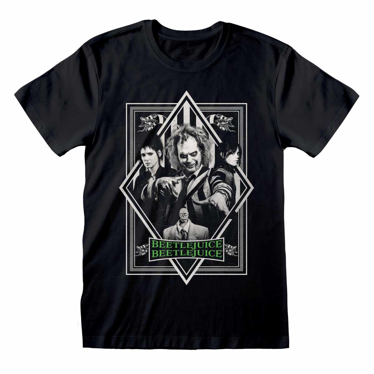 Beetlejuice T-Shirt Beetlejuice 2 BW Poster