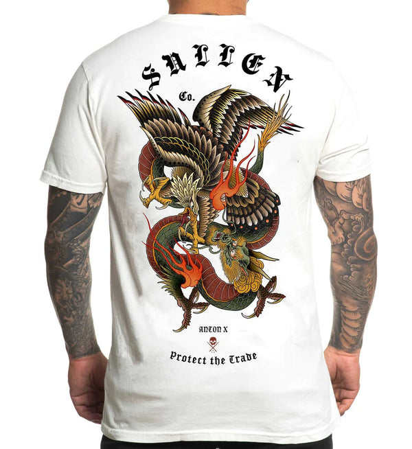 Sullen Clothing T-Shirt Battles Antik Weiß