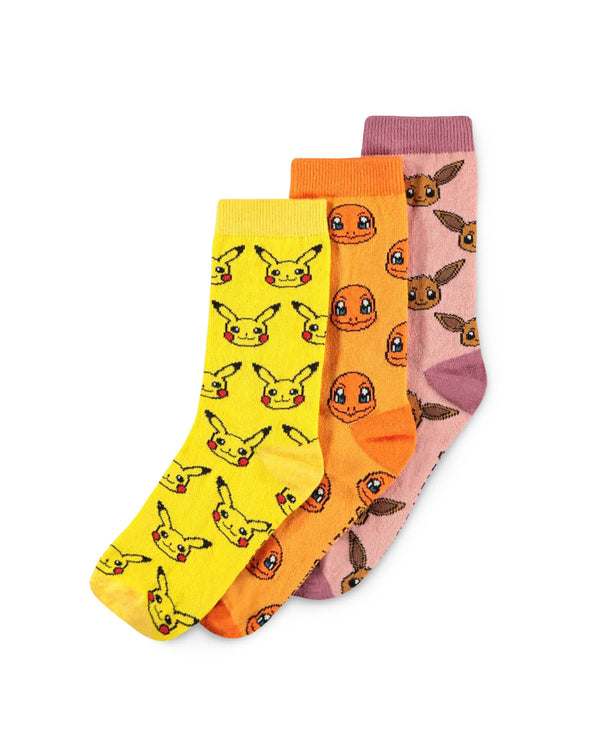 Pokémon Socken Cute Crew 3-Paar