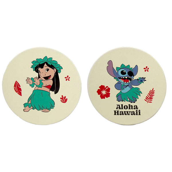 Lilo & Stitch Glasuntersetzer Aloha Hawaii (2 Stück)