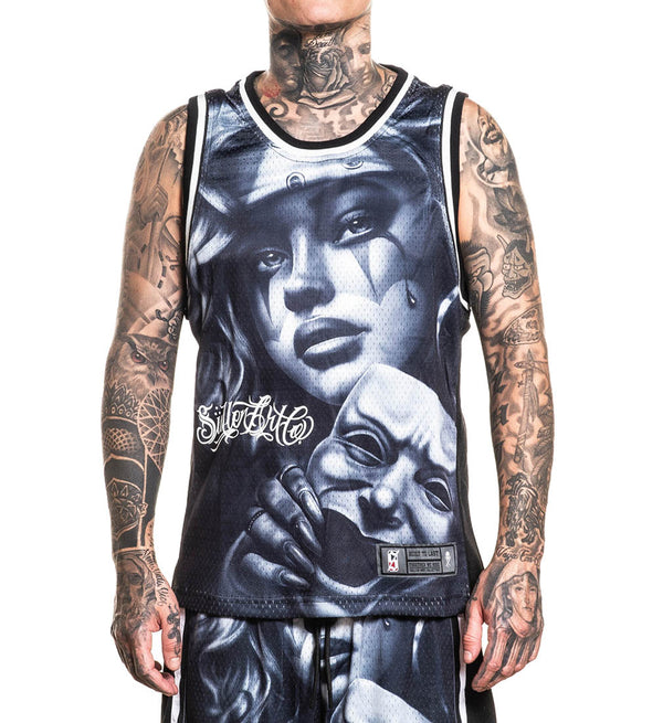 Sullen Clothing Basketball Tank Top Clowning Jersey