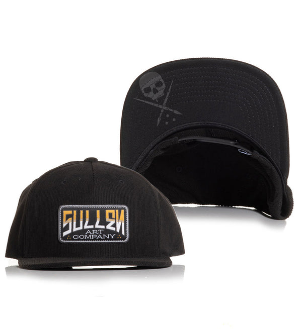 Sullen Clothing Snapback Cap Cord Schwarz