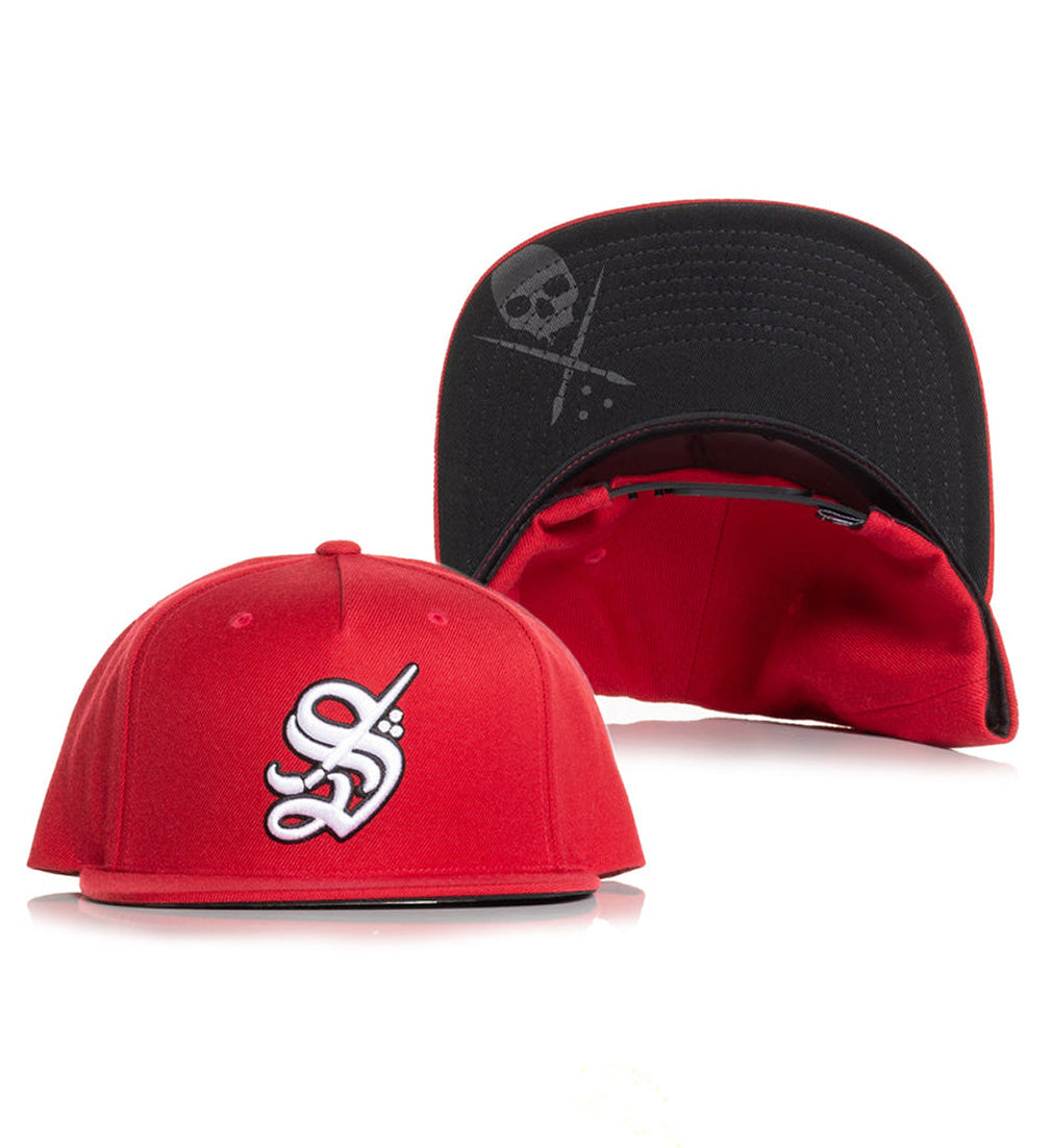 Sullen Clothing Snapback Cap Heavy Hitter Rot