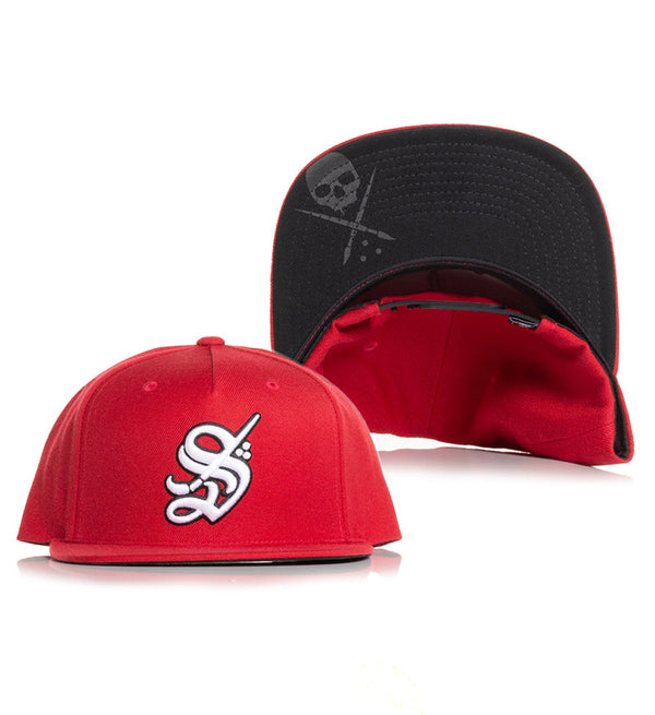 Sullen Clothing Snapback Cap Heavy Hitter Rot