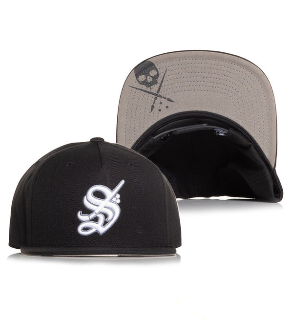 Sullen Clothing Snapback Cap Heavy Hitter Schwarz
