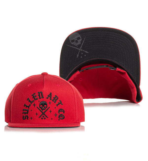 Sullen Clothing Snapback Cap Rocker Rot