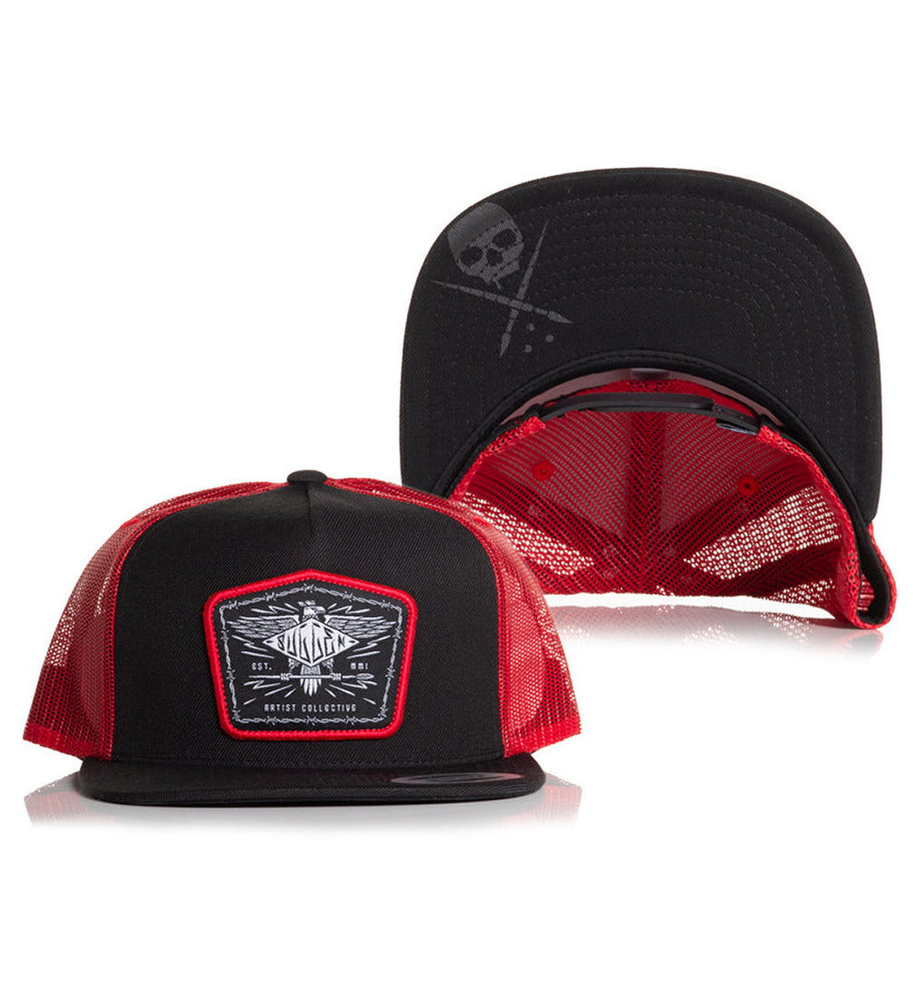 Sullen Clothing Trucker Cap Eagle Crest Rot