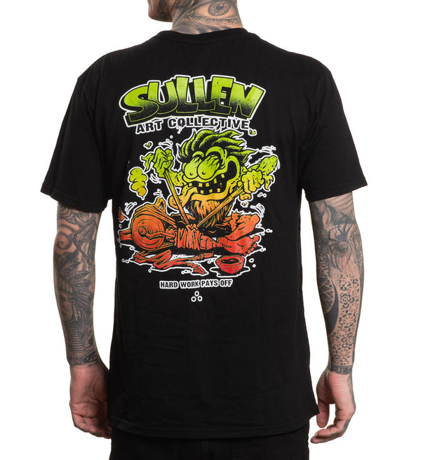 Sullen Clothing T-Shirt Weirdo Rotary Schwarz