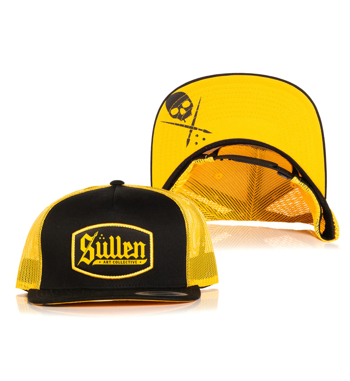 Sullen Snapback Trucker Cap Contour Gelb