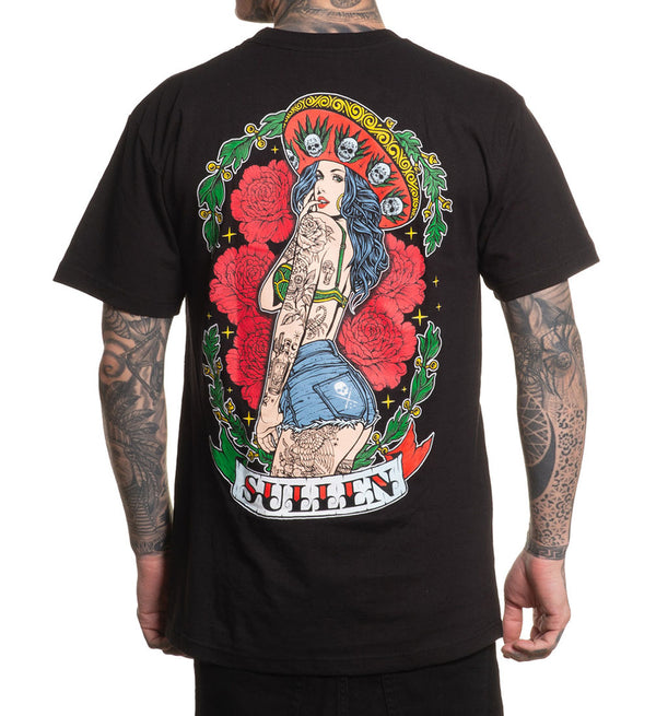 Sullen Clothing T-Shirt Sombrero Chica