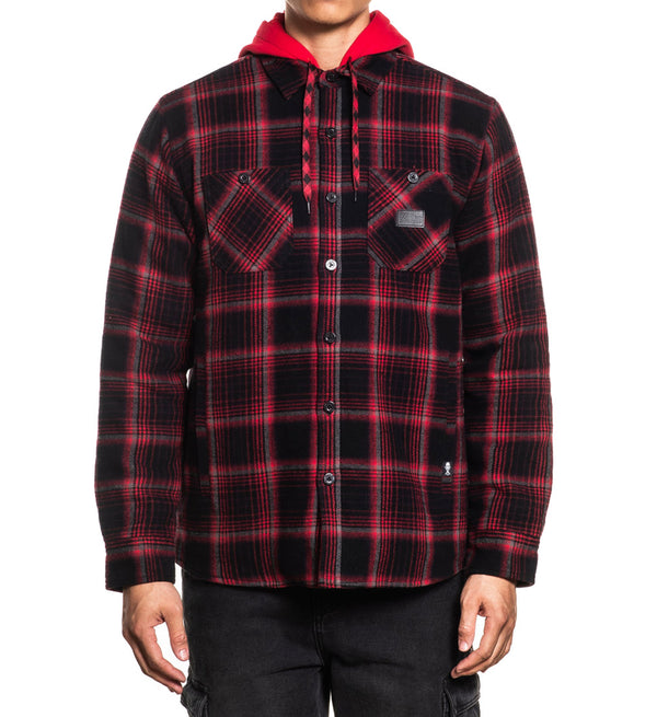 Sullen Clothing Übergangsjacke So Cal Hooded Flannel Jacket