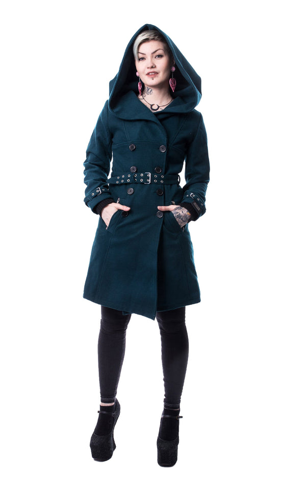Vixxsin Mantel Decay Coat Petrol