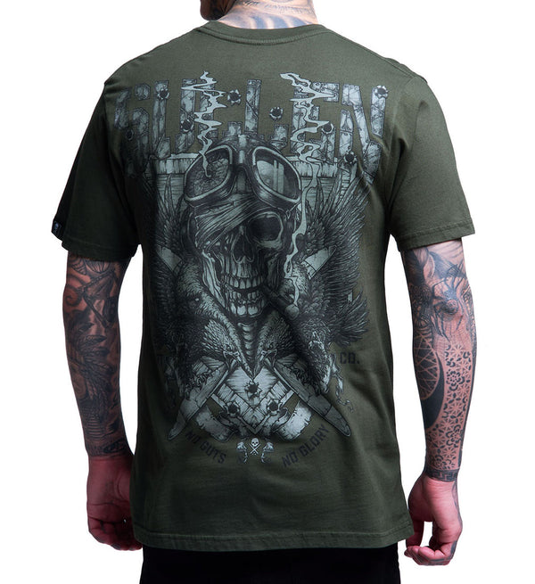 Sullen Clothing T-Shirt Fighter Olivgrün