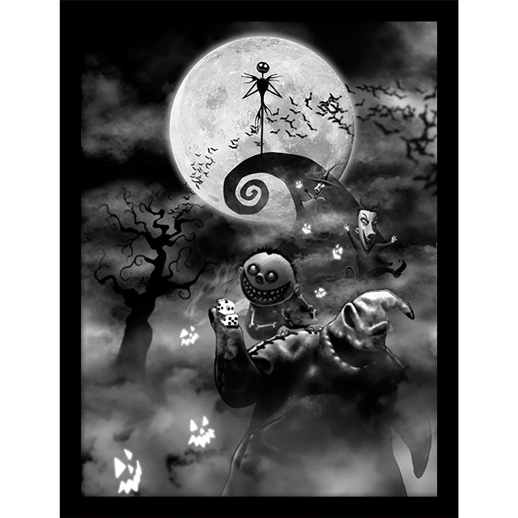 The Nightmare Before Christmas Gerahmtes Bild Oogie Boogie Trouble