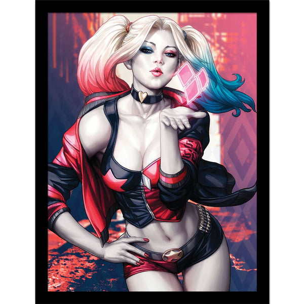 Batman Gerahmtes Bild Harley Quinn Blow