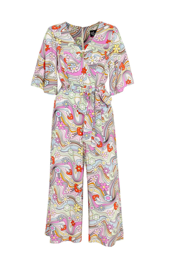 Hell Bunny Jumpsuit Happy Daze