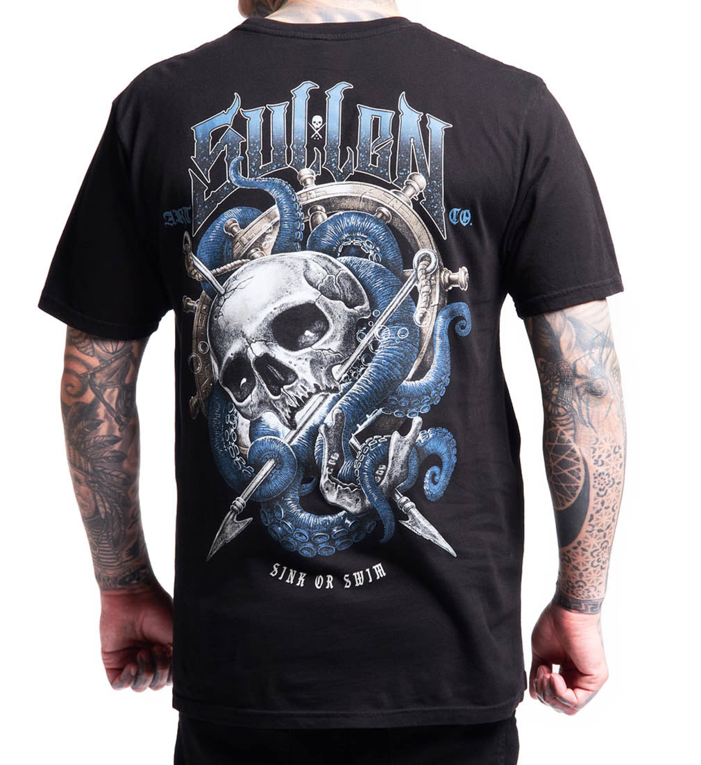 Sullen Clothing T-Shirt Harpoon Skull
