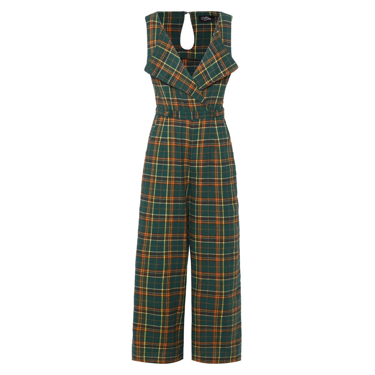 Dolly and Dotty Jumpsuit Sylvia Green Tartan