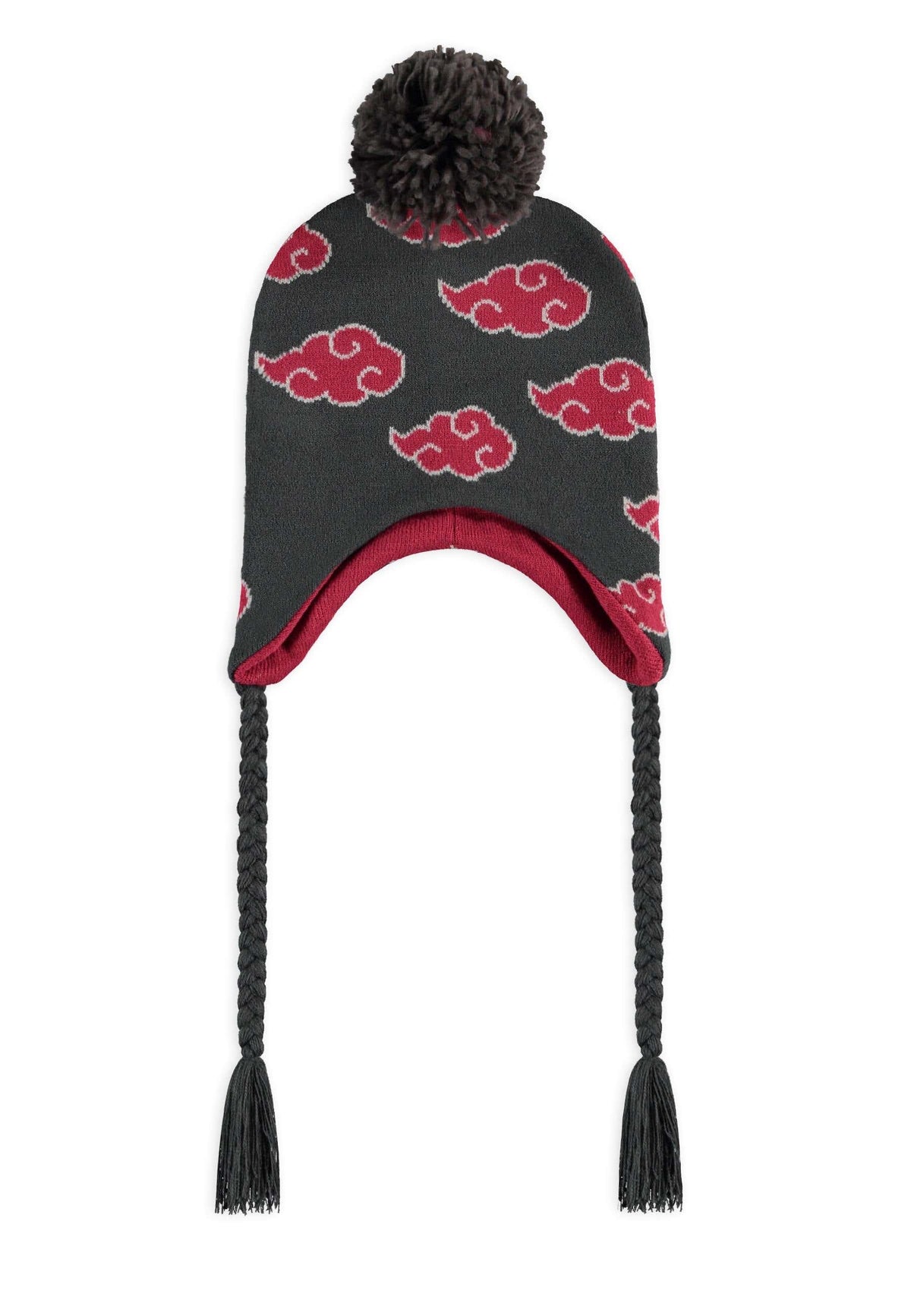 Naruto Shippuden Mütze Akatsuki Clouds Sherpa Beanie