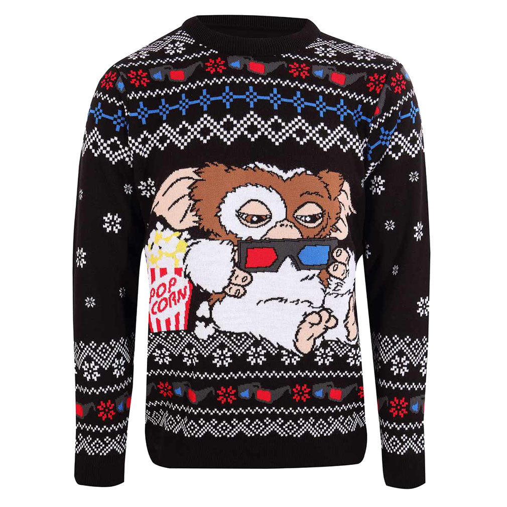 Gremlins Weihnachtspullover Gizmo Popcorn