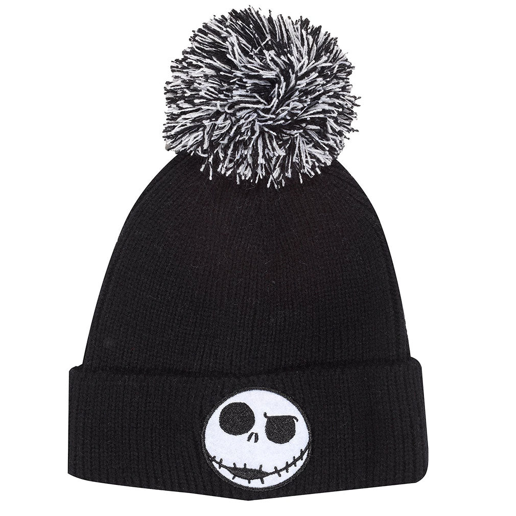 The Nightmare Before Christmas Mütze Jack Face Badge Beanie