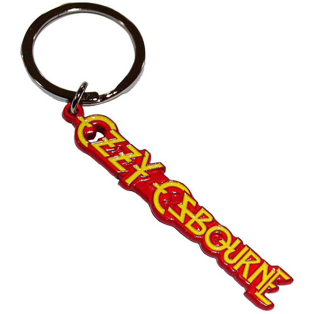 Ozzy Osbourne Schlüsselanhänger Red & Yellow Logo Keyring