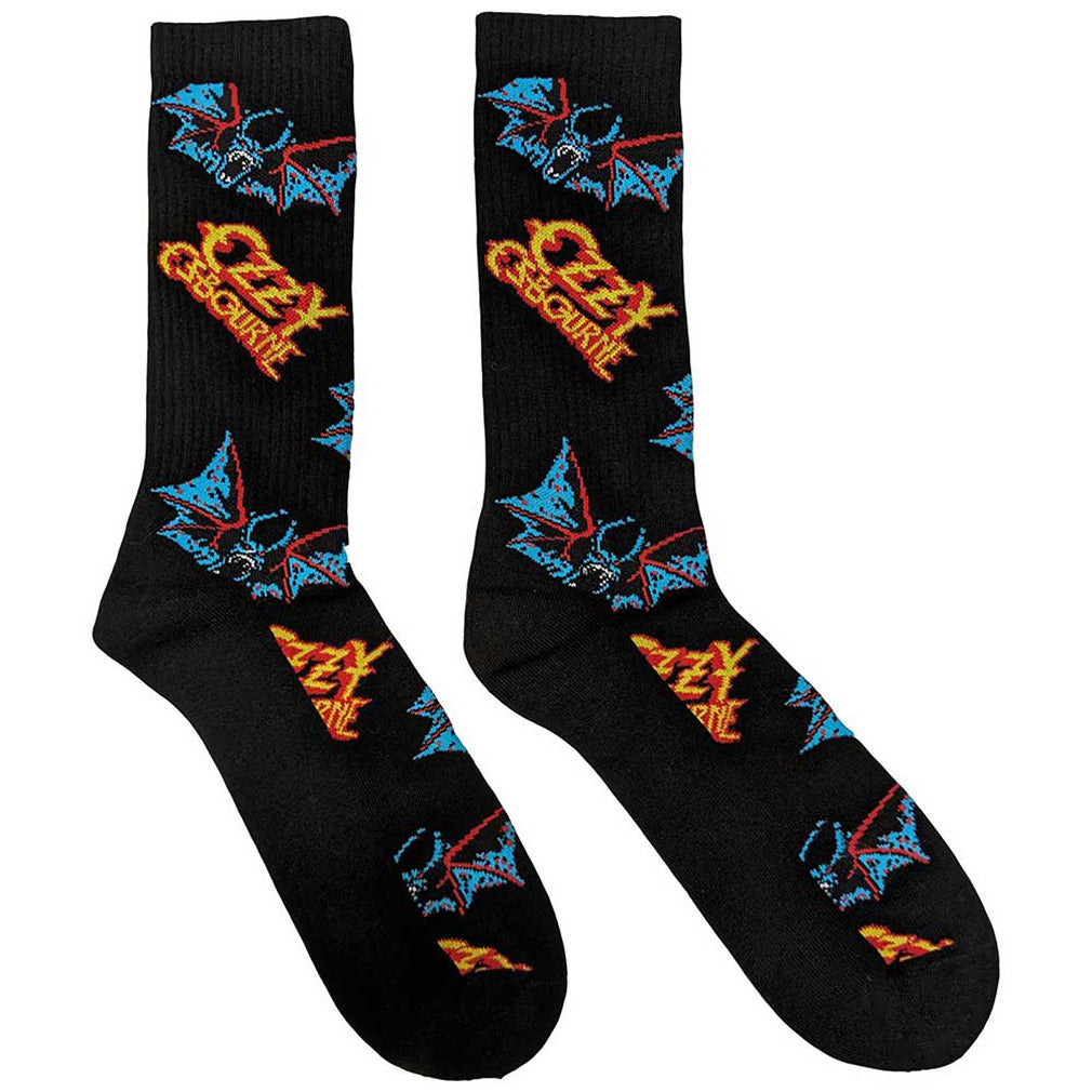Ozzy Osbourne Socken Logos & Bats
