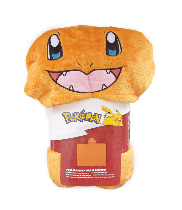 Pokémon Decke Charmander Glumanda mit Kapuze