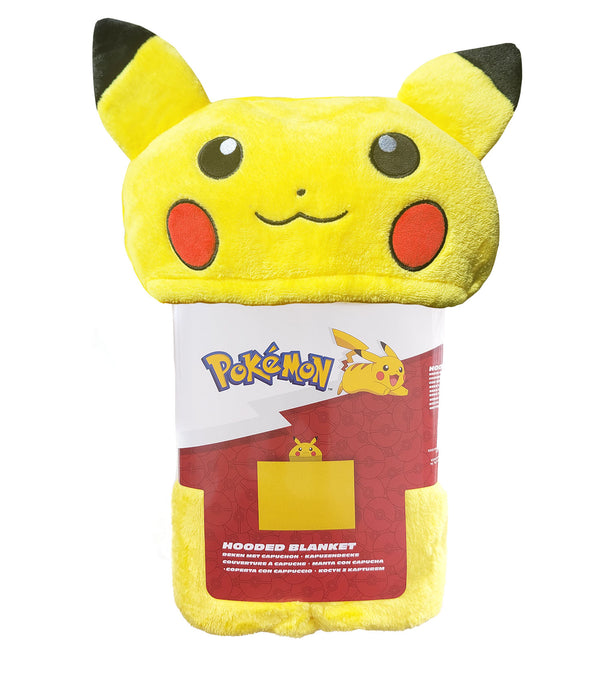 Pokémon Decke Pikachu mit Kapuze