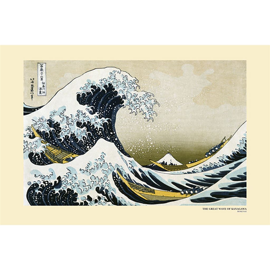 Katsushika Hokusai Poster The Great Wave Off Kanagawa