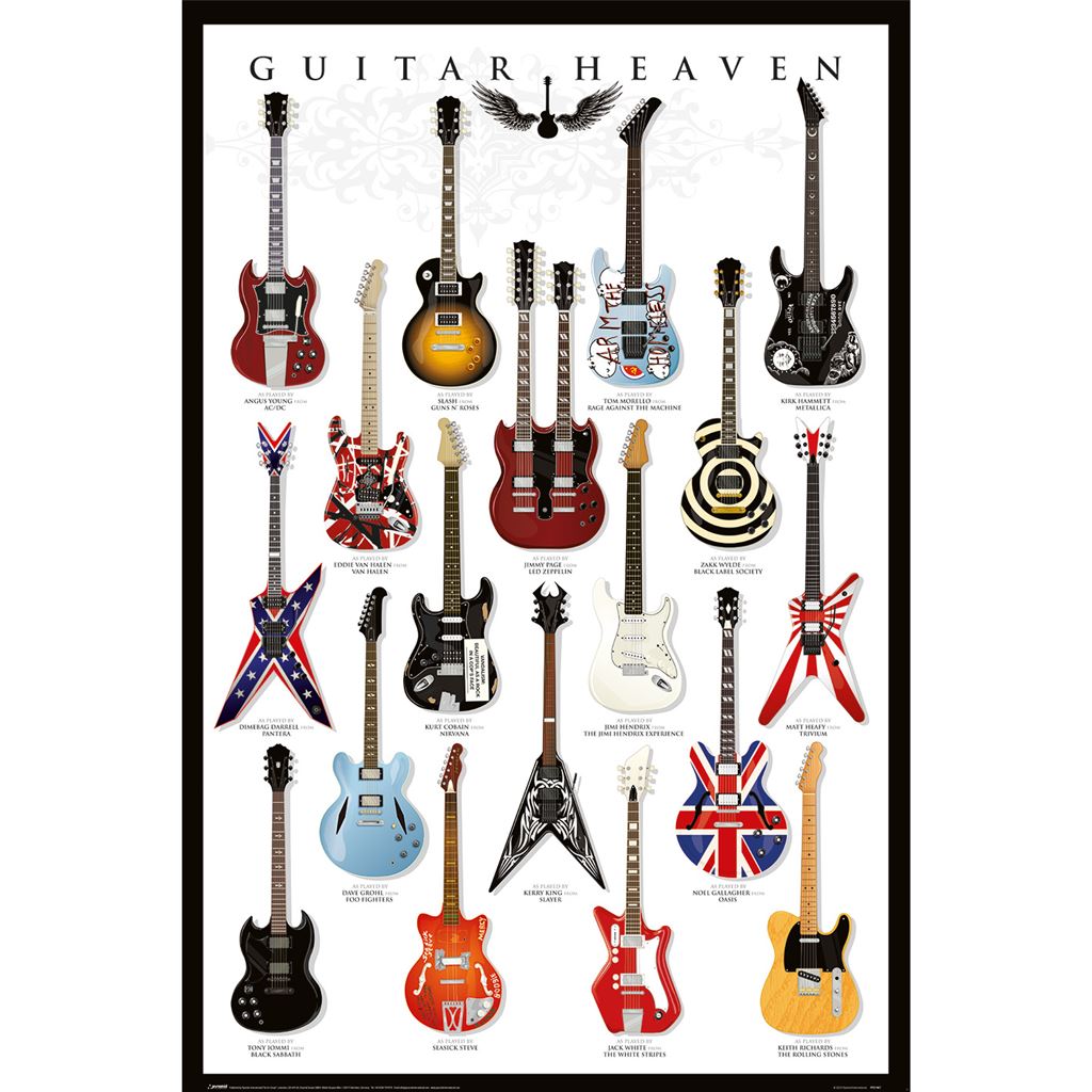 Pyramid Poster Guitar Heaven