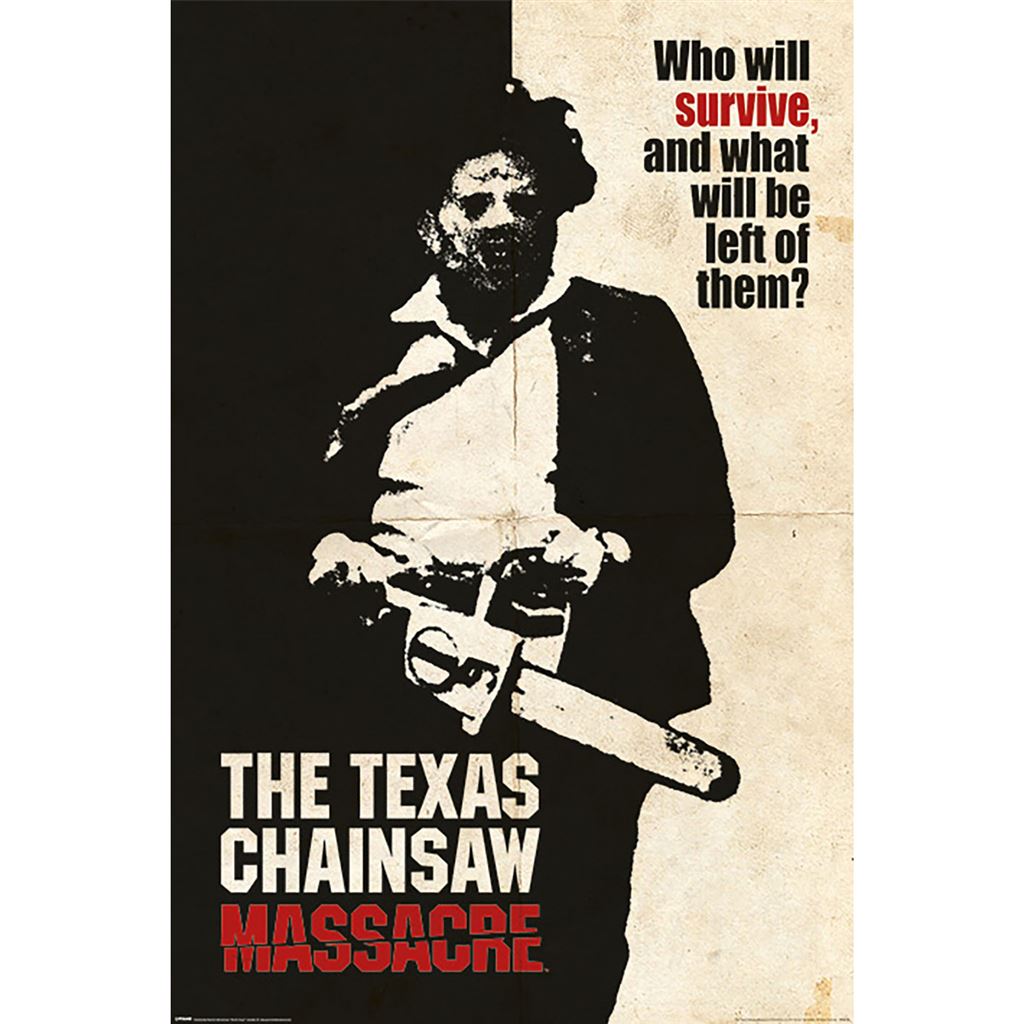 The Texas Chainsaw Massacre Poster Who Will Survive?